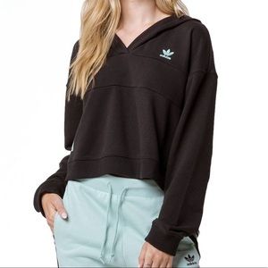 Adidas cropped hoodie, NWT
